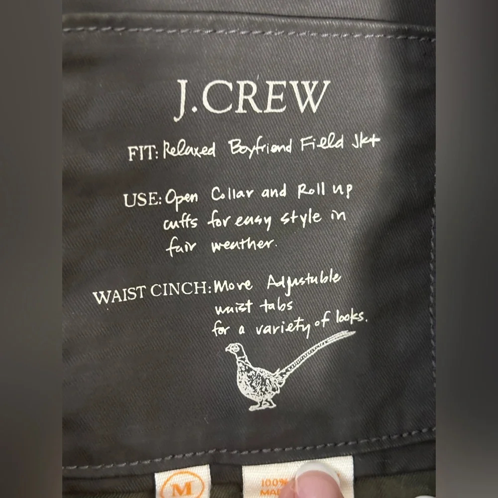 J.Crew J. Crew Relaxed Boyfriend Field Jacket Utility‎ Jacket Military style Med
